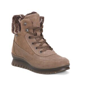 IGI&CO Brown Made In Italy Suede Comfort Booties